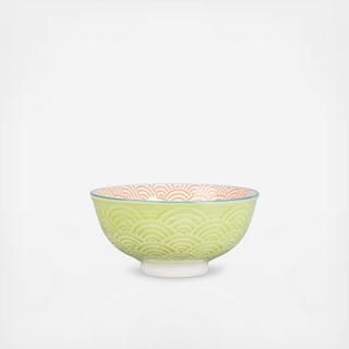 Waves Printed Bowl, Set of 4