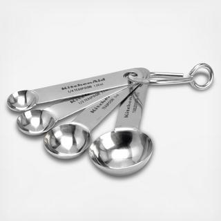 Gourmet Stainless 4-Piece Measuring Spoon Set