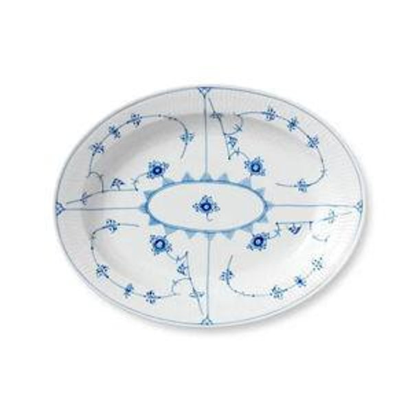 Royal Copenhagen Blue Fluted Plain Large Oval Platter