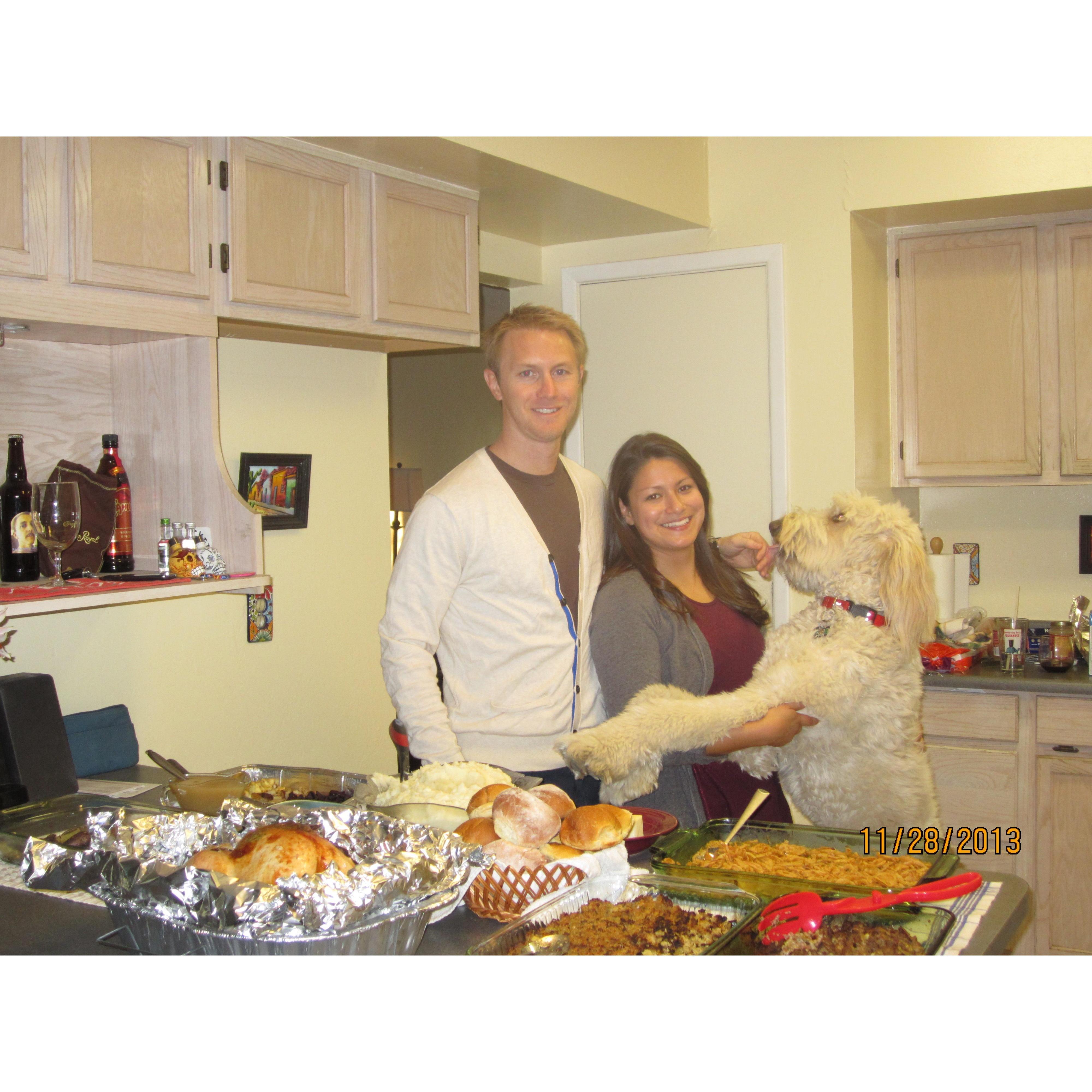 Our first Thanksgiving together
