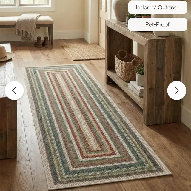 A cute runner for our entranceway