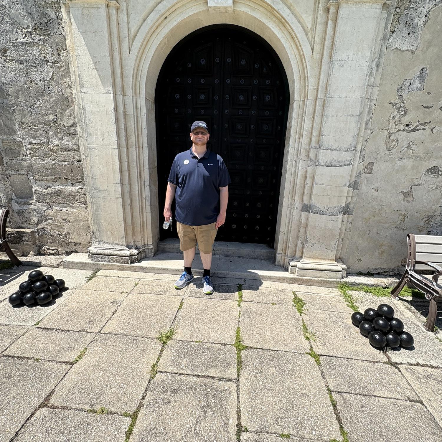 At the Fort in St. Augustine.