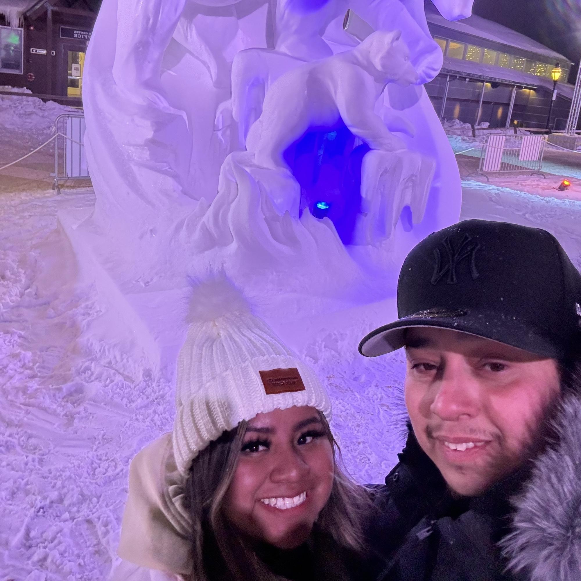 Ice sculptures in Breckenridge!