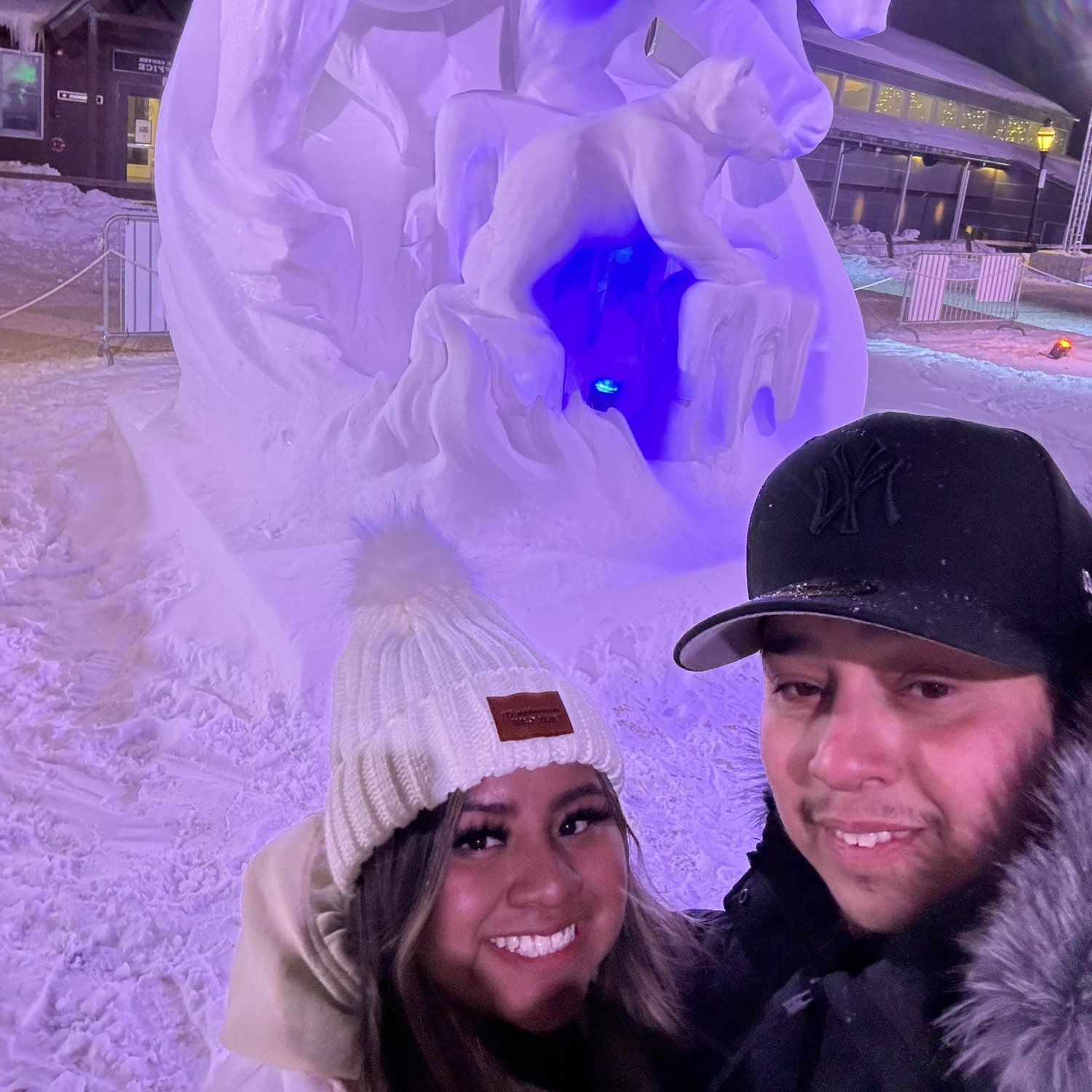 Ice sculptures in Breckenridge!