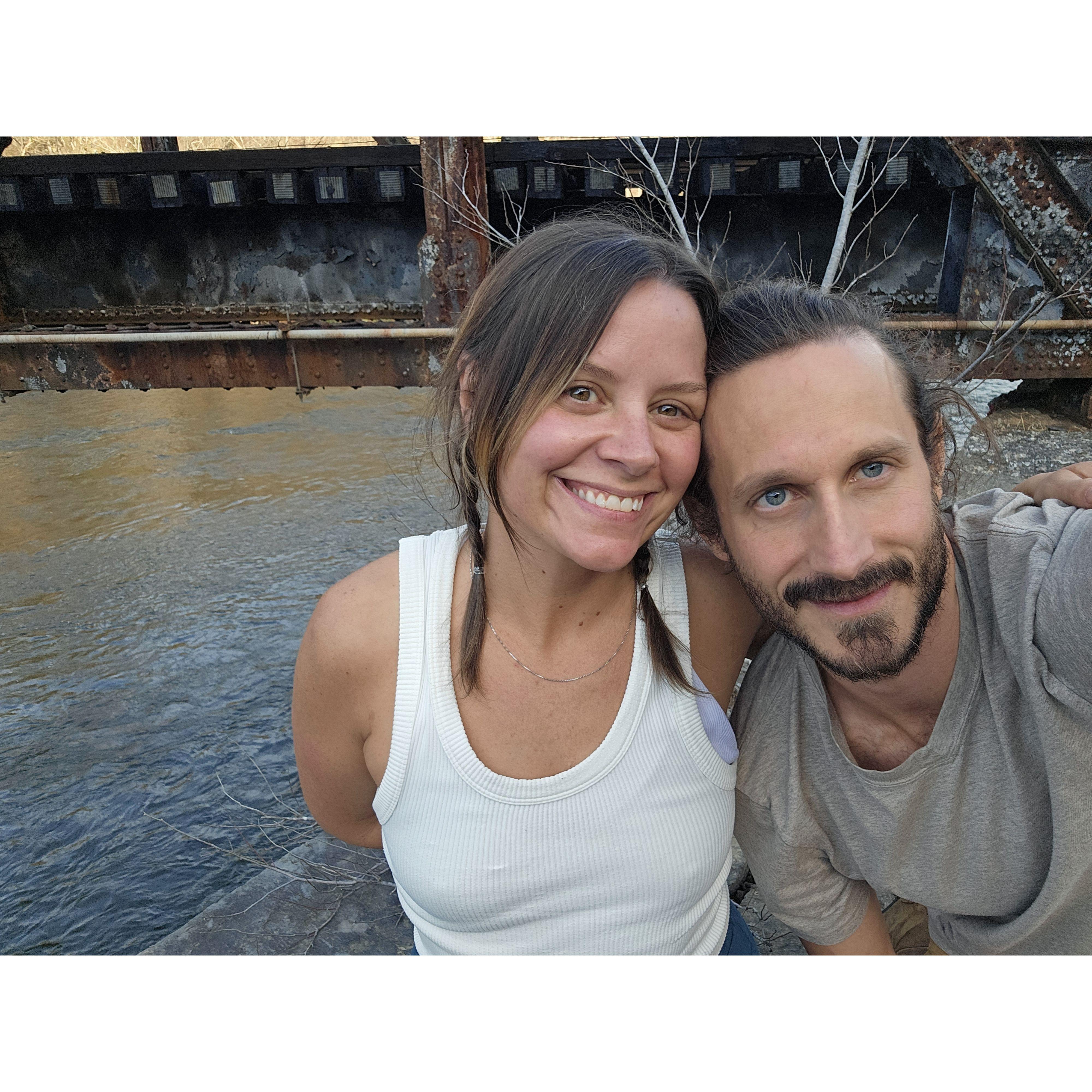 First date in Hot Springs; Clayton had the inclination to document