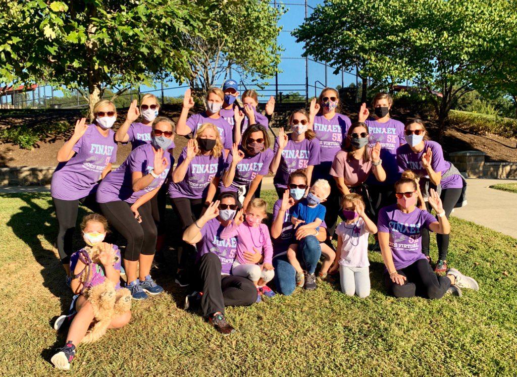 Finley 5K 2020 with Fort Thomas friends