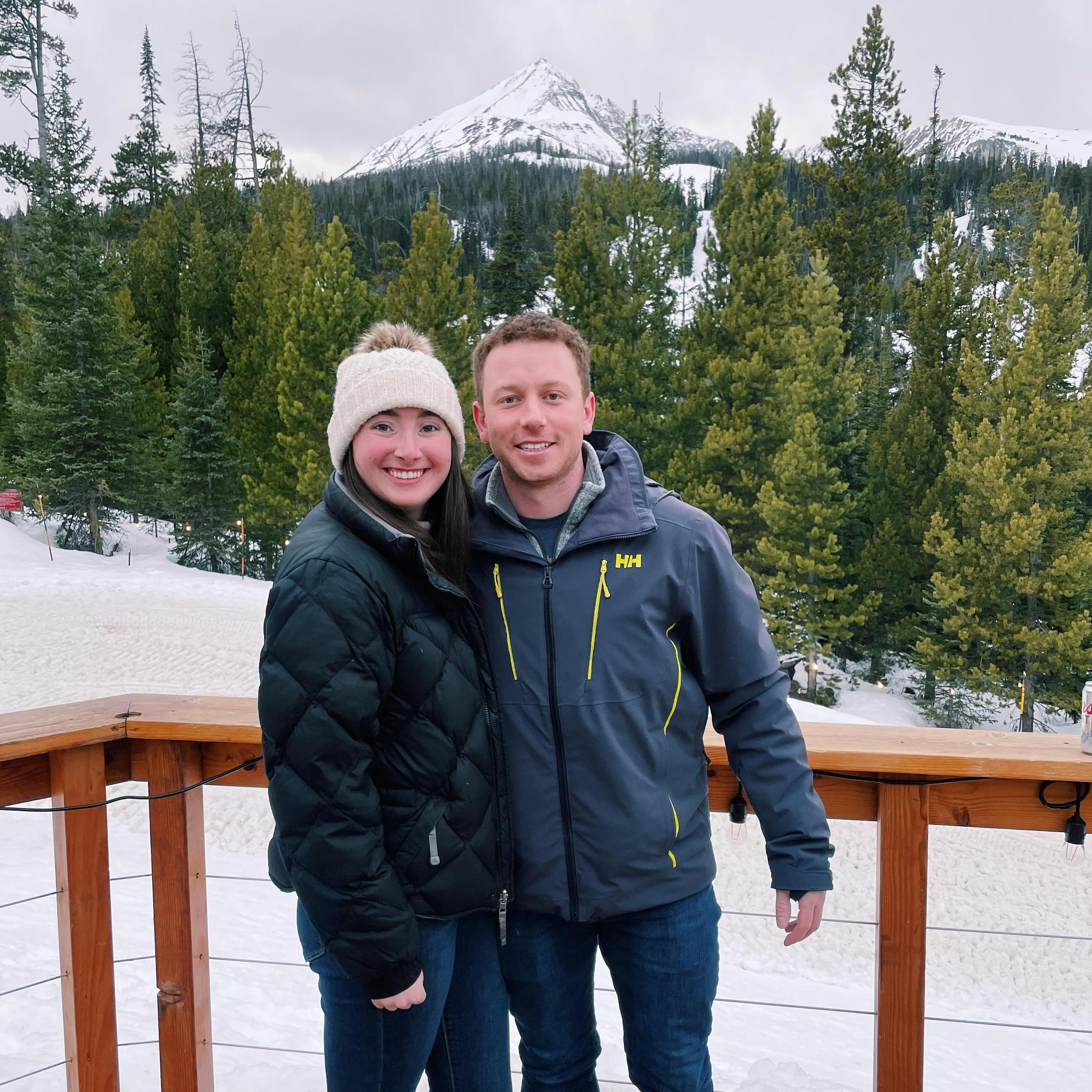3.25.22 Family dinner in a yurt at Big Sky, Montana!