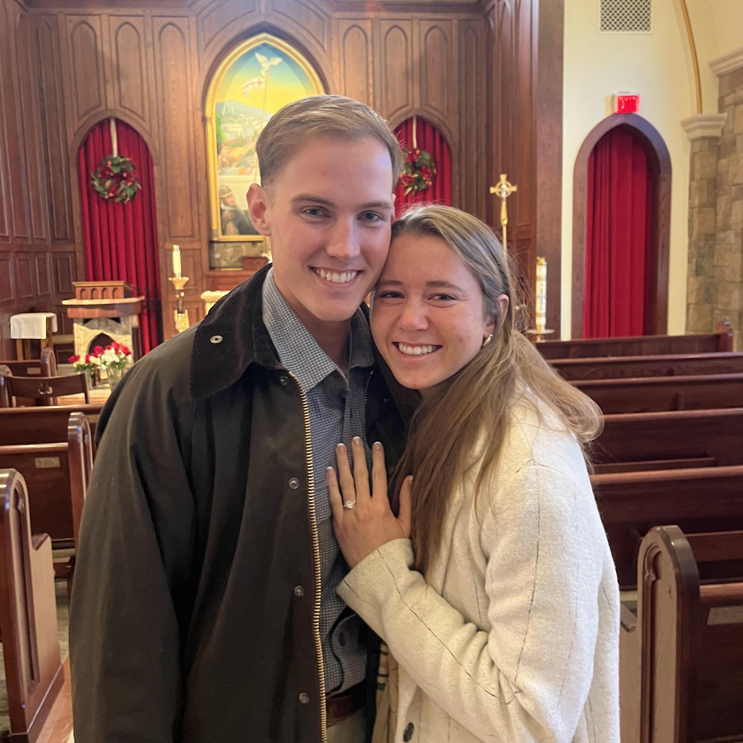 The day Tripp proposed! 12/22/24