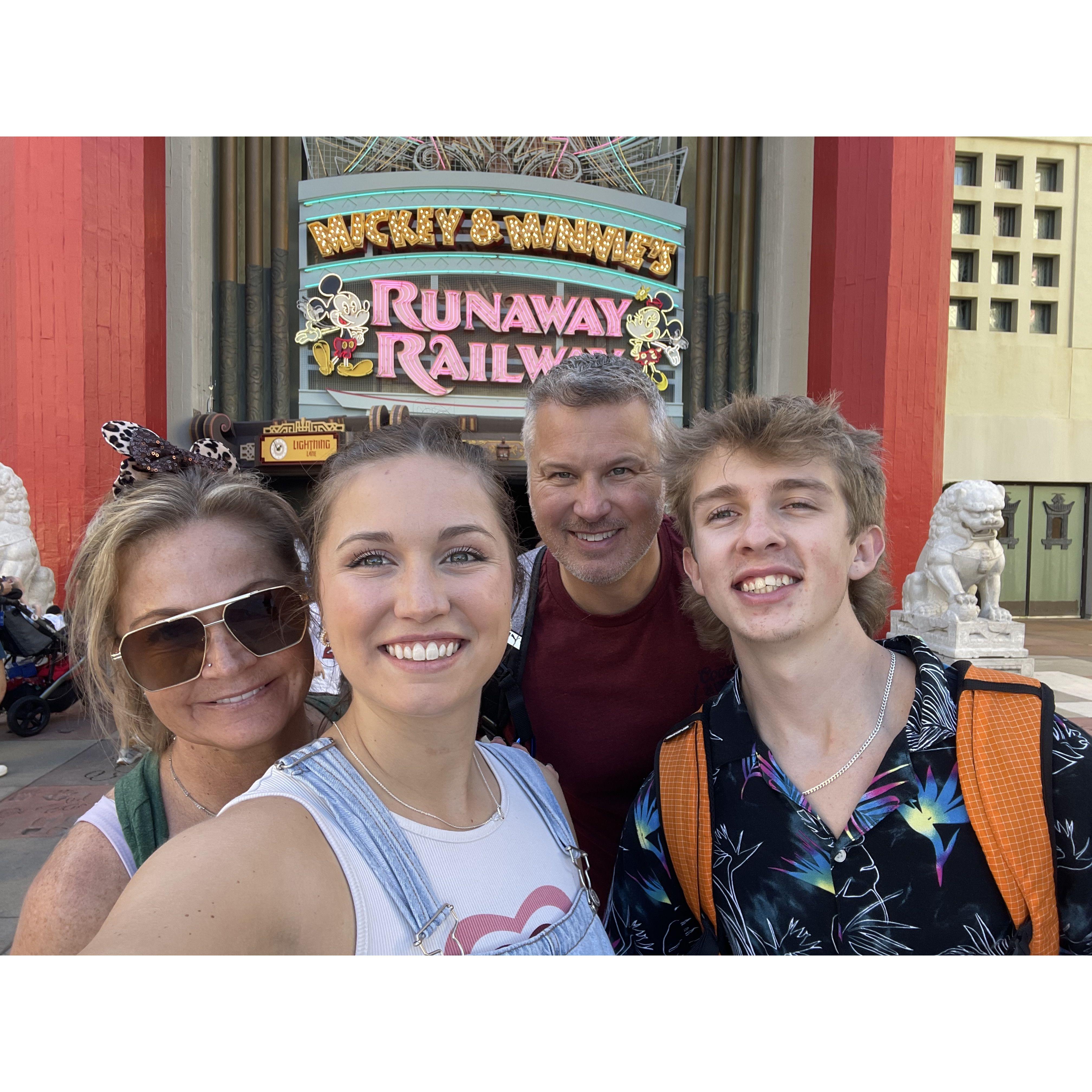 November 25th, 2024 - Disney Trip with the Rumrey's! Fun fact: this is where Braiden asked Matt for his blessing to propose to Maddie.