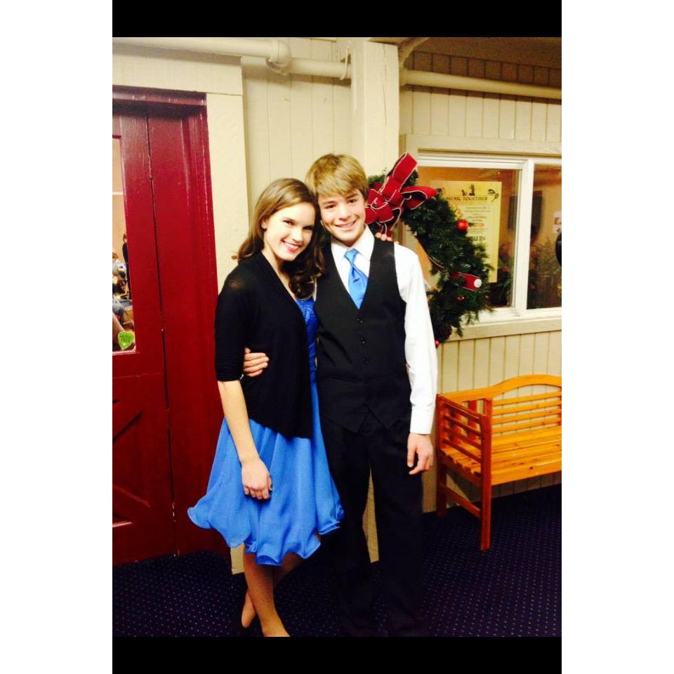 Valarie and Dane at 13 and 14 years old!