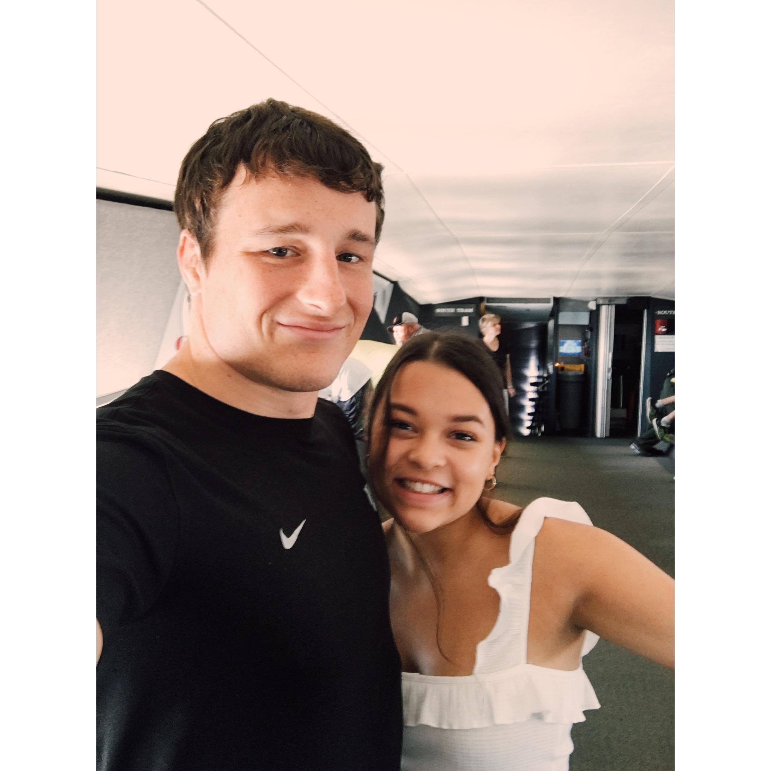 Trip to St. Louis. (at the top of the Arch!) Summer of 2019.