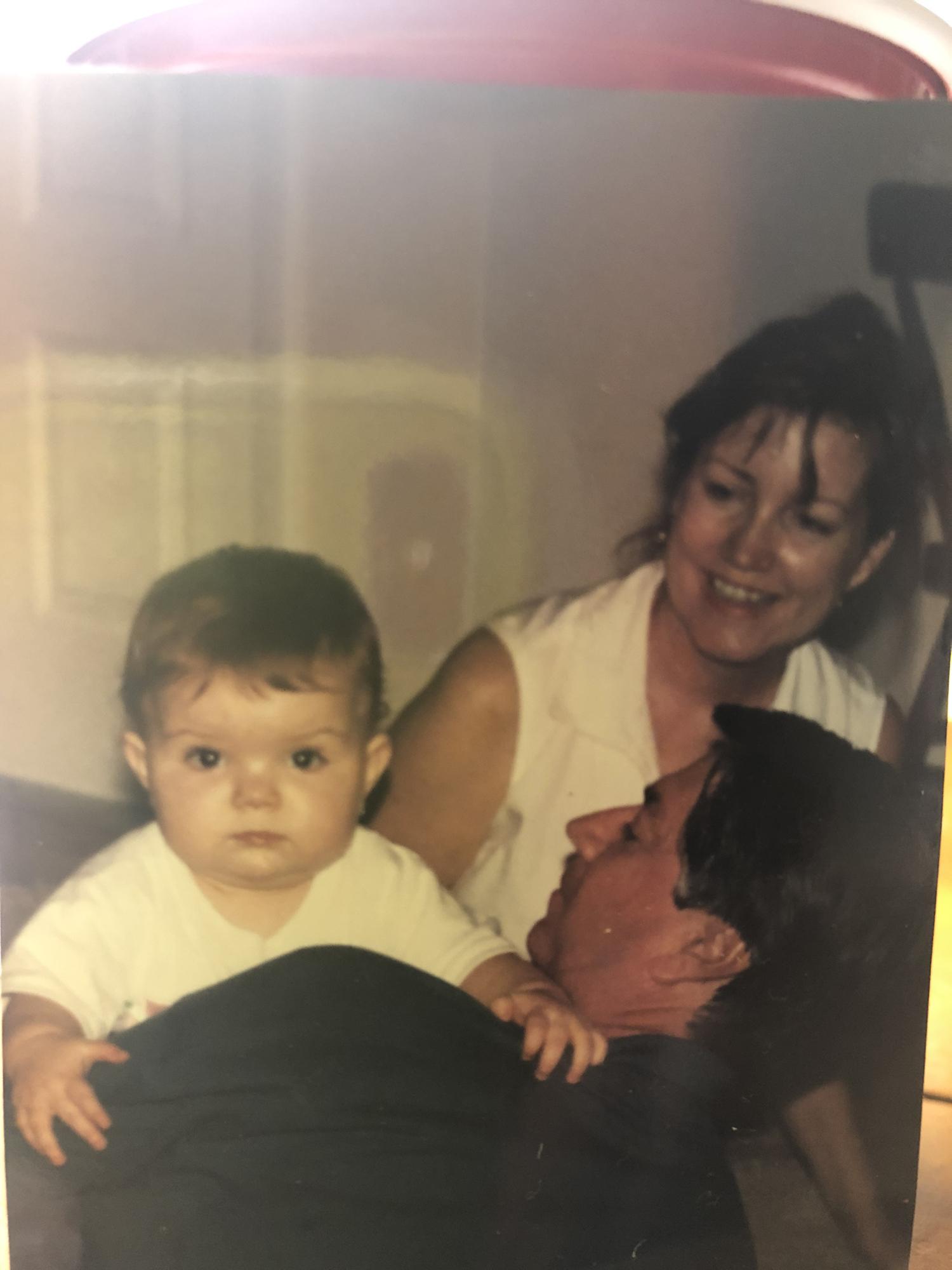 Lea with her grandparents