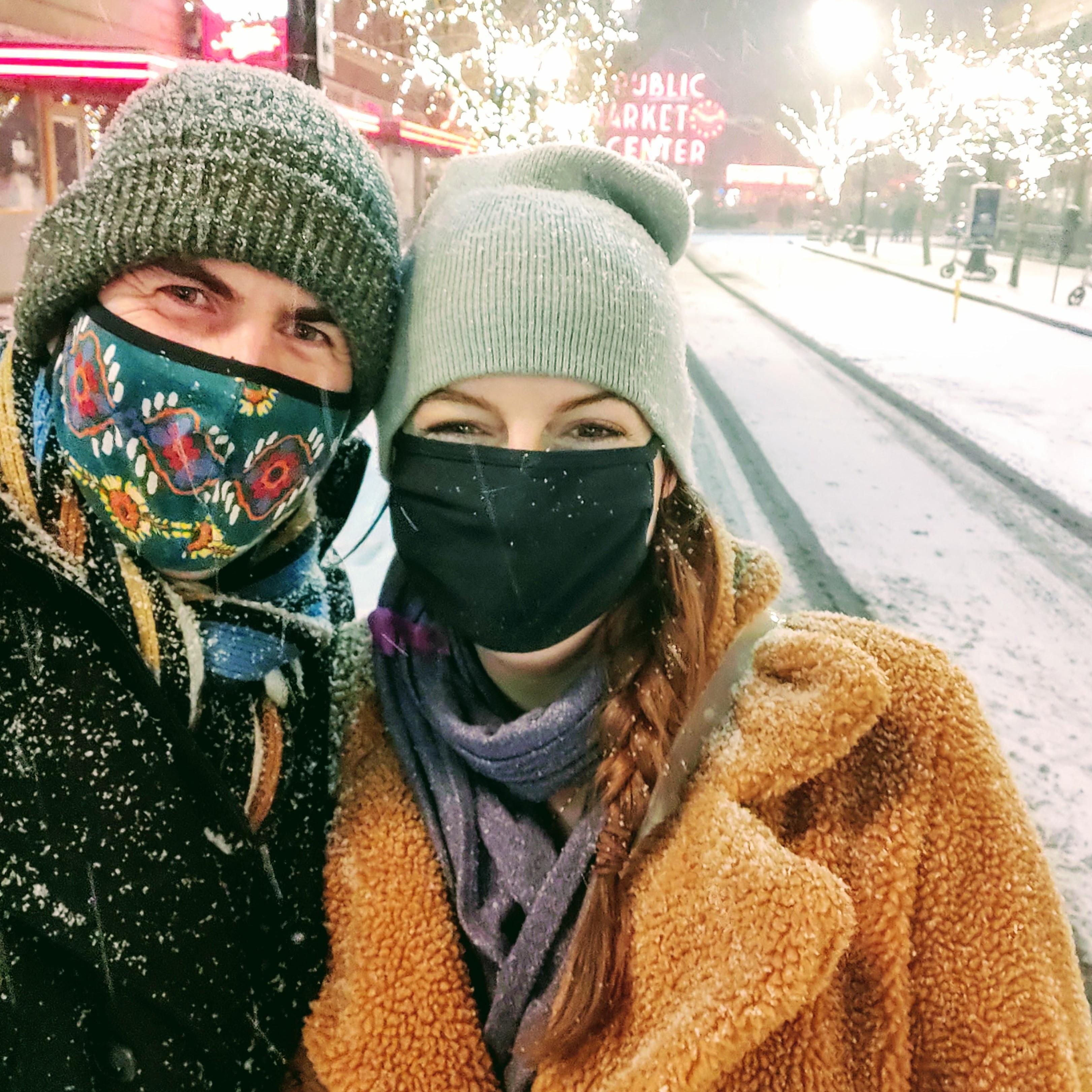 Valentines day weekend ended up being a blizzard in Seattle