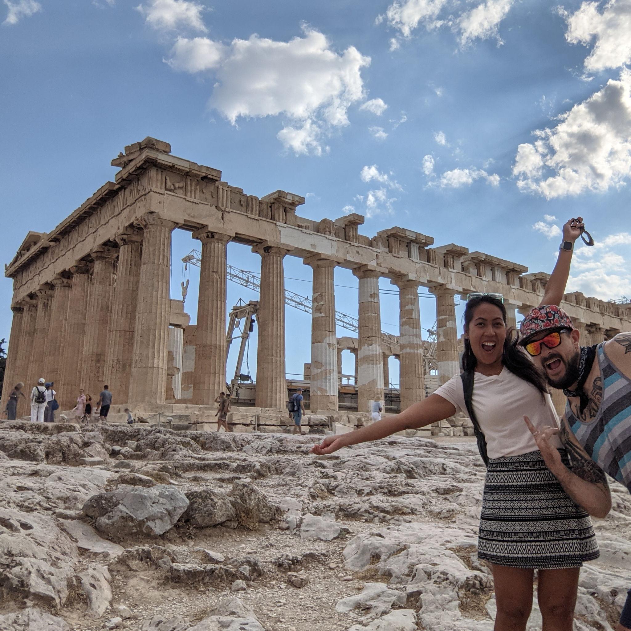 The Acropolis in Athens, Greece