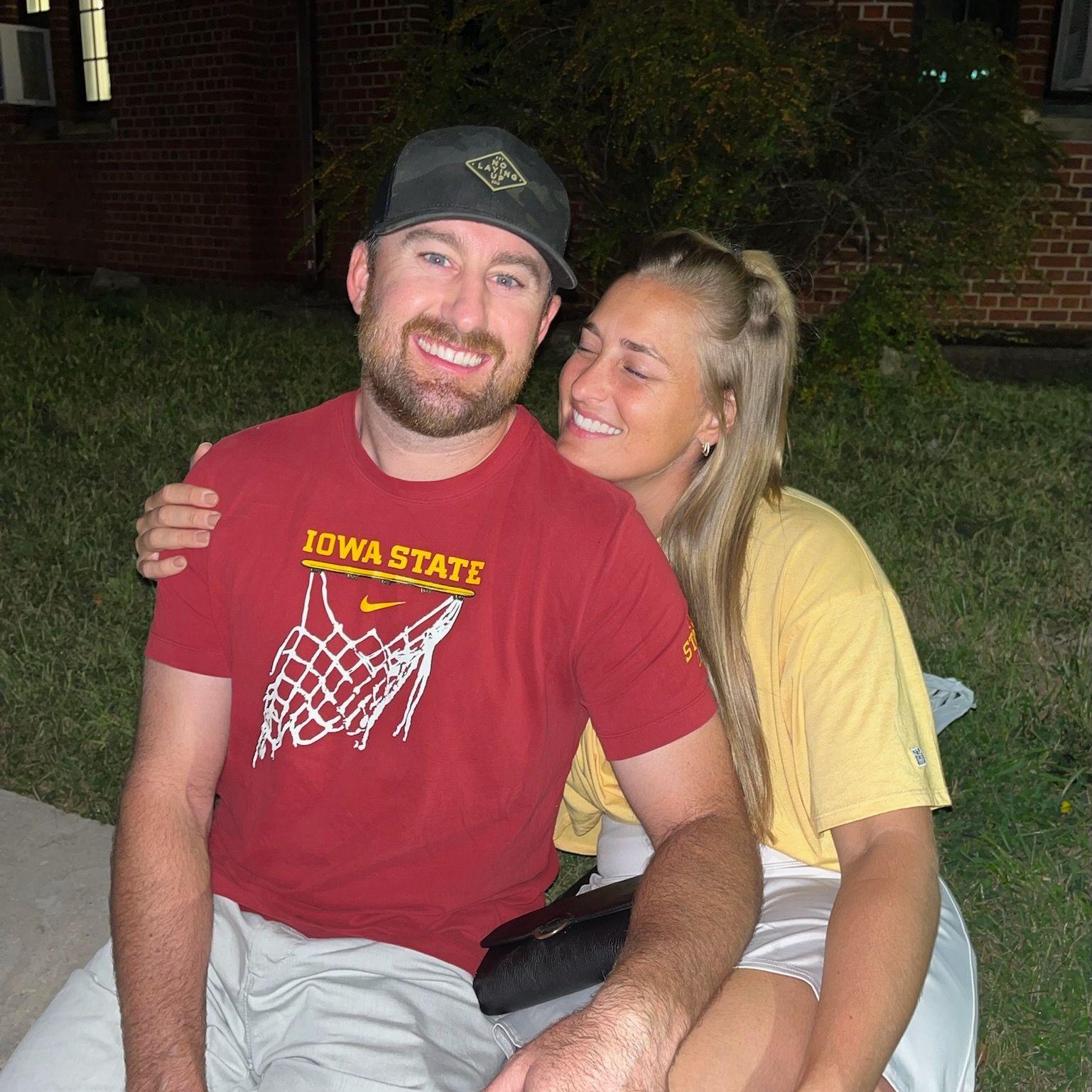 Alex's first time exploring Ames, Iowa. Go Cyclones!