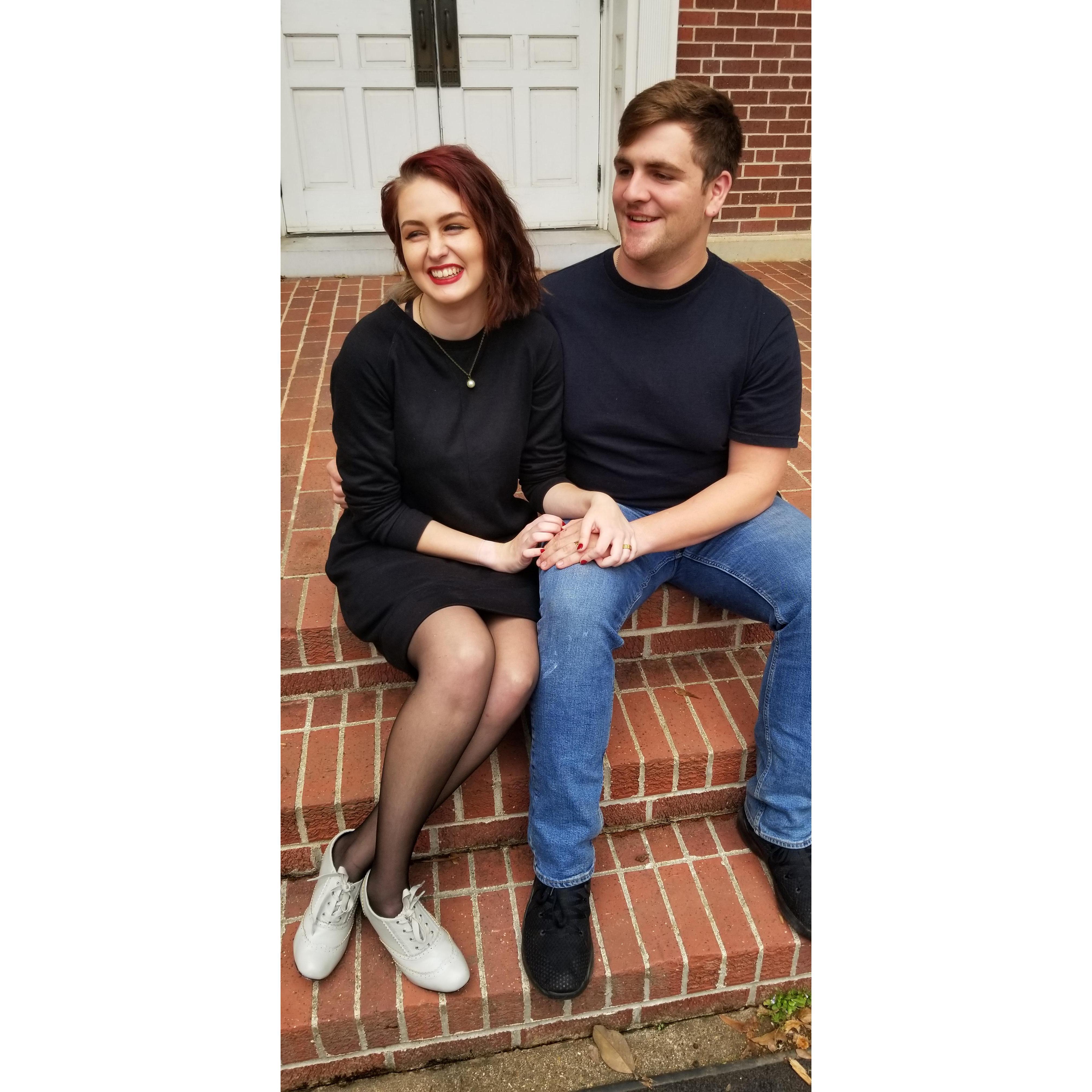lovely engagement photo by Hannah A