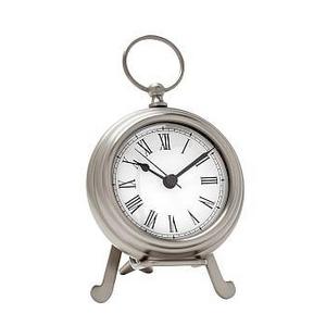 Pocket Watch Clock, Small, Pewter finish
