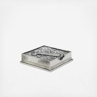 Cocktail Napkin Box with Key Weight