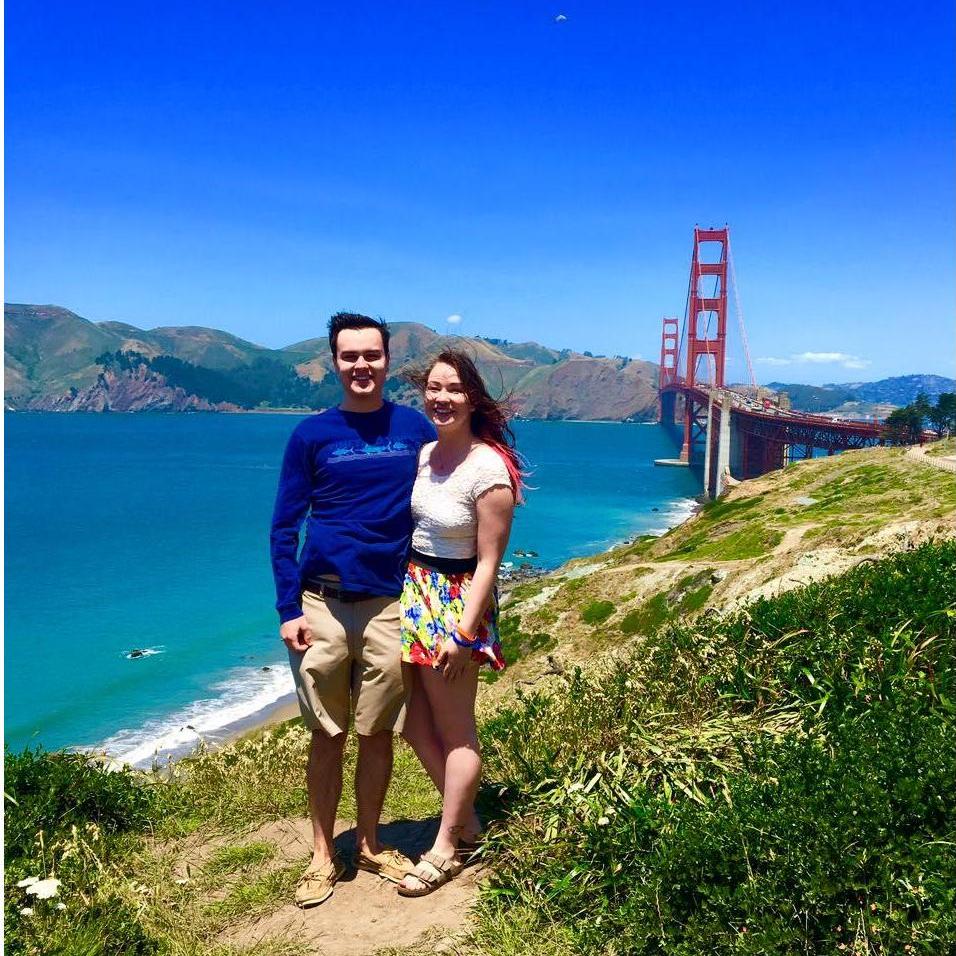 Golden Gate Bridge on our cross country trip in 2016