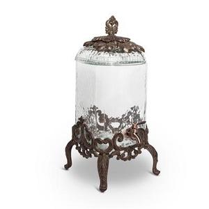 GG COLLECTION Acanthus 2.5 Gallon Beverage Server With Metal Base