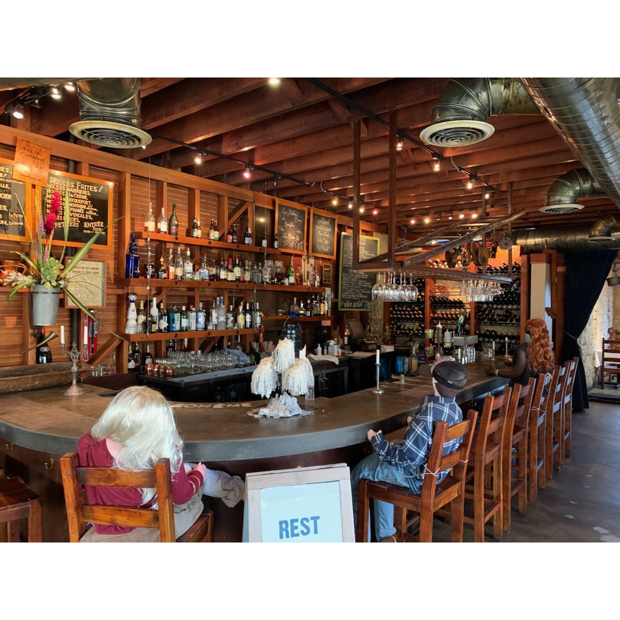 One of our favorite San Diego restaurants, Bleu Bohème in Kensington. Check it out if you love Moules-frites (mussels and french fries)