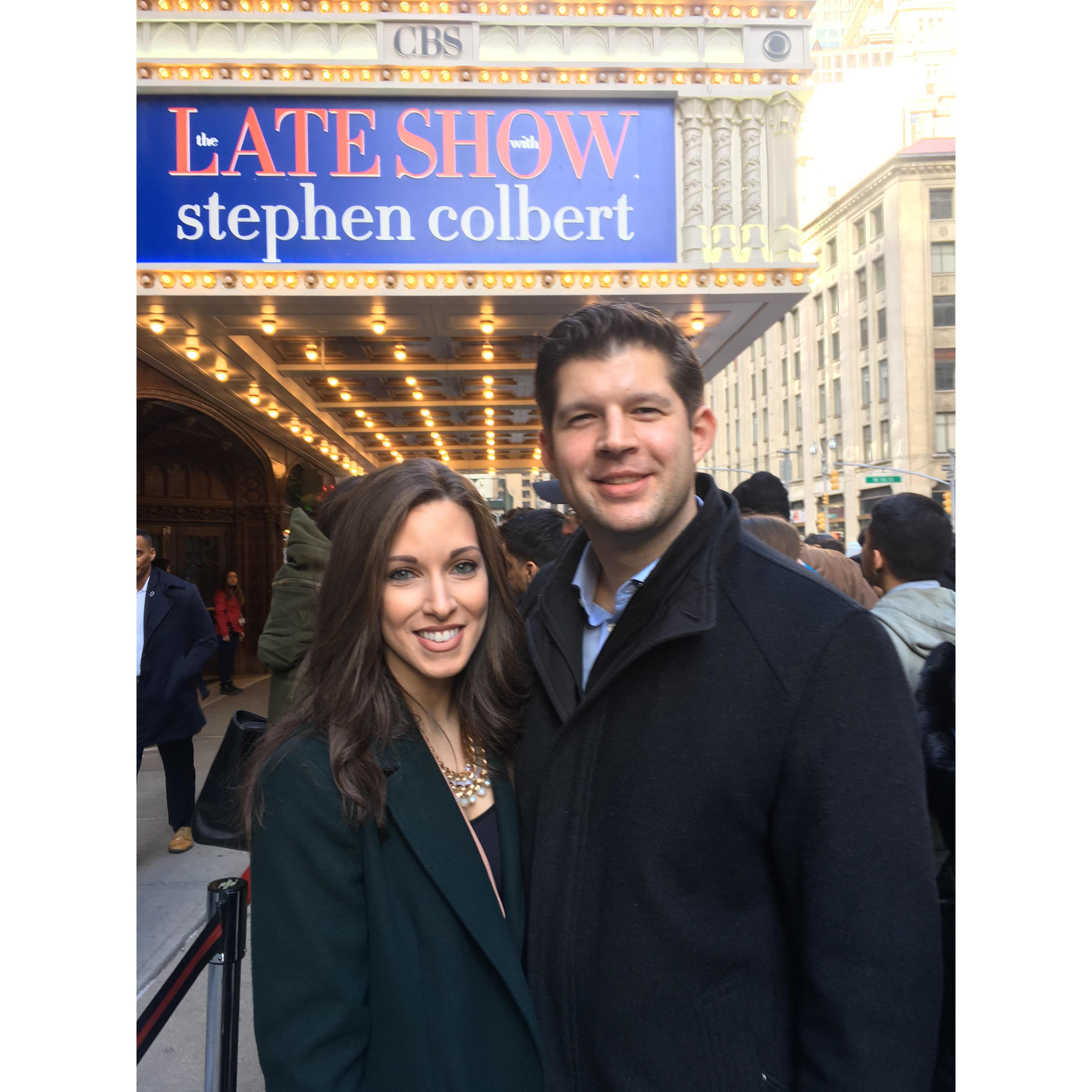 Getting a chance to see Oprah on the Late Show
New York, NY