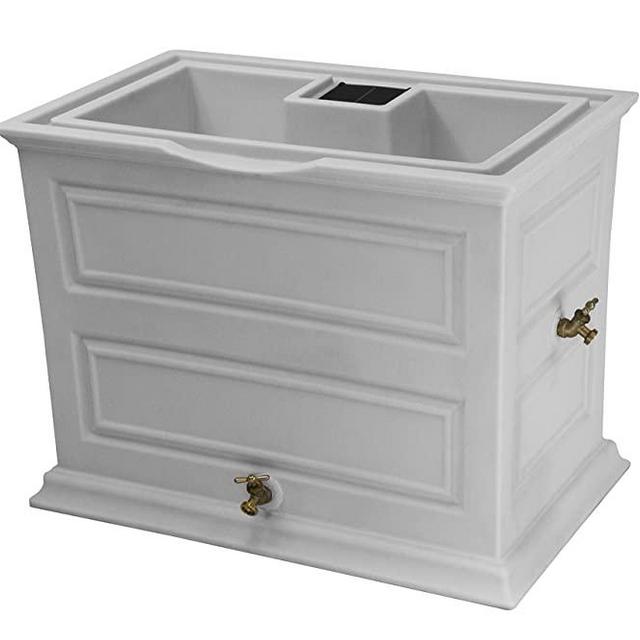 Good Ideas SV-ERS Savannah Elevated Garden Rain Saver Barrel