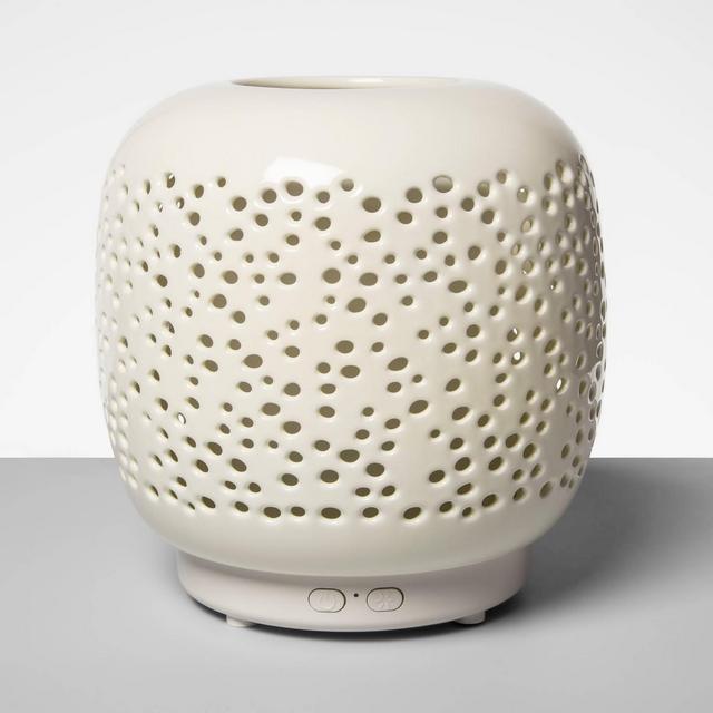 200ml Speckled Ceramic Oil Diffuser White - Opalhouse™