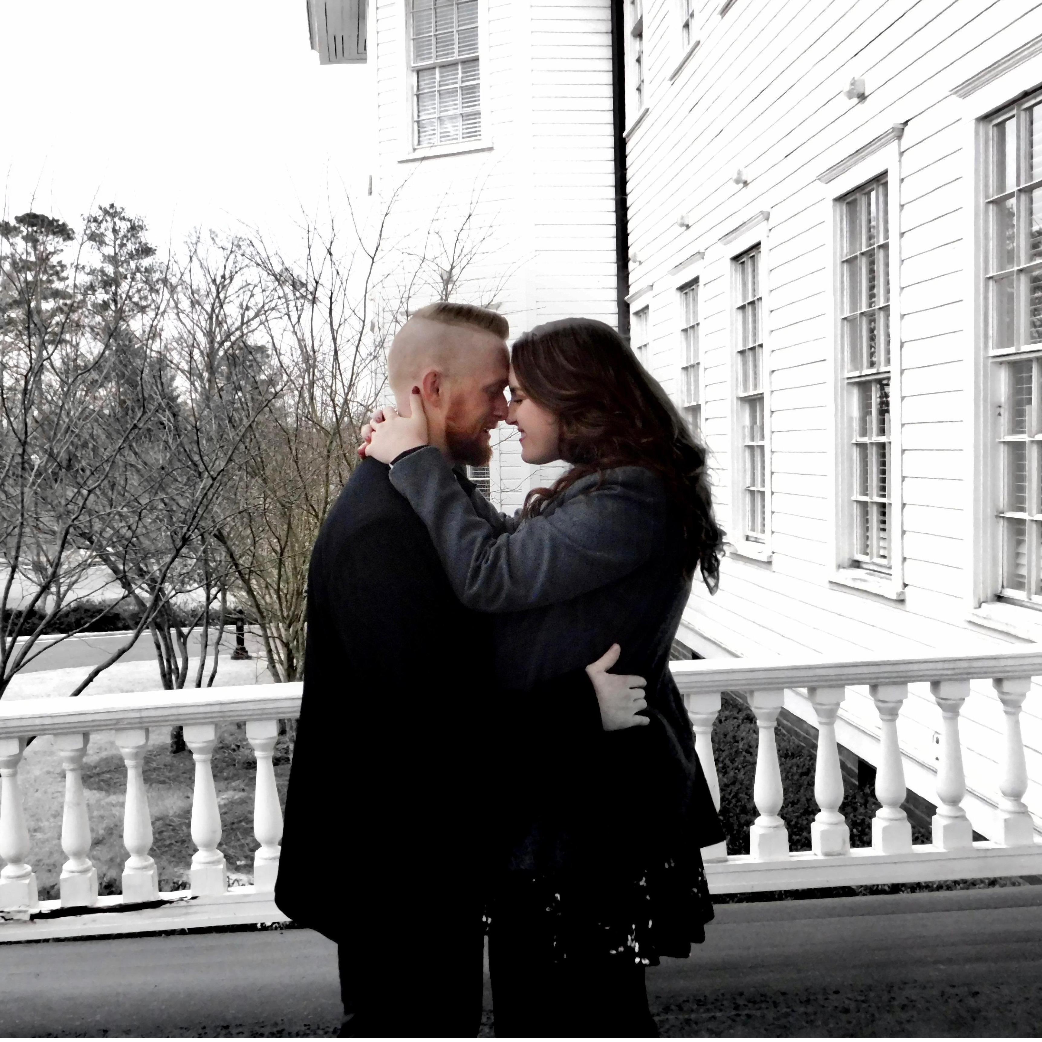 The moments after Tim proposed!