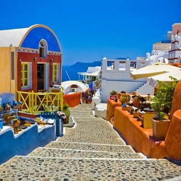 Swanky Hotel in Santorini