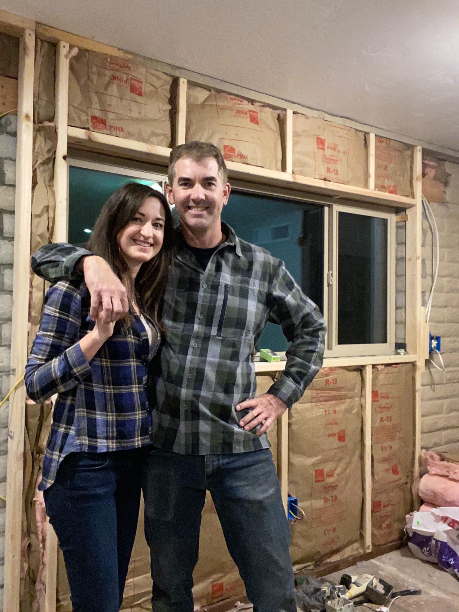 Kitchen demo—This Old House pose