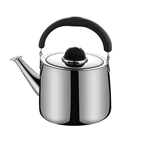 M-MAX Stainless Steel Tea Kettle Stovetop Whistling Teakettle Teapot with Ergonomic Handle -2.5QT/4QT/6QT (2.5 L)