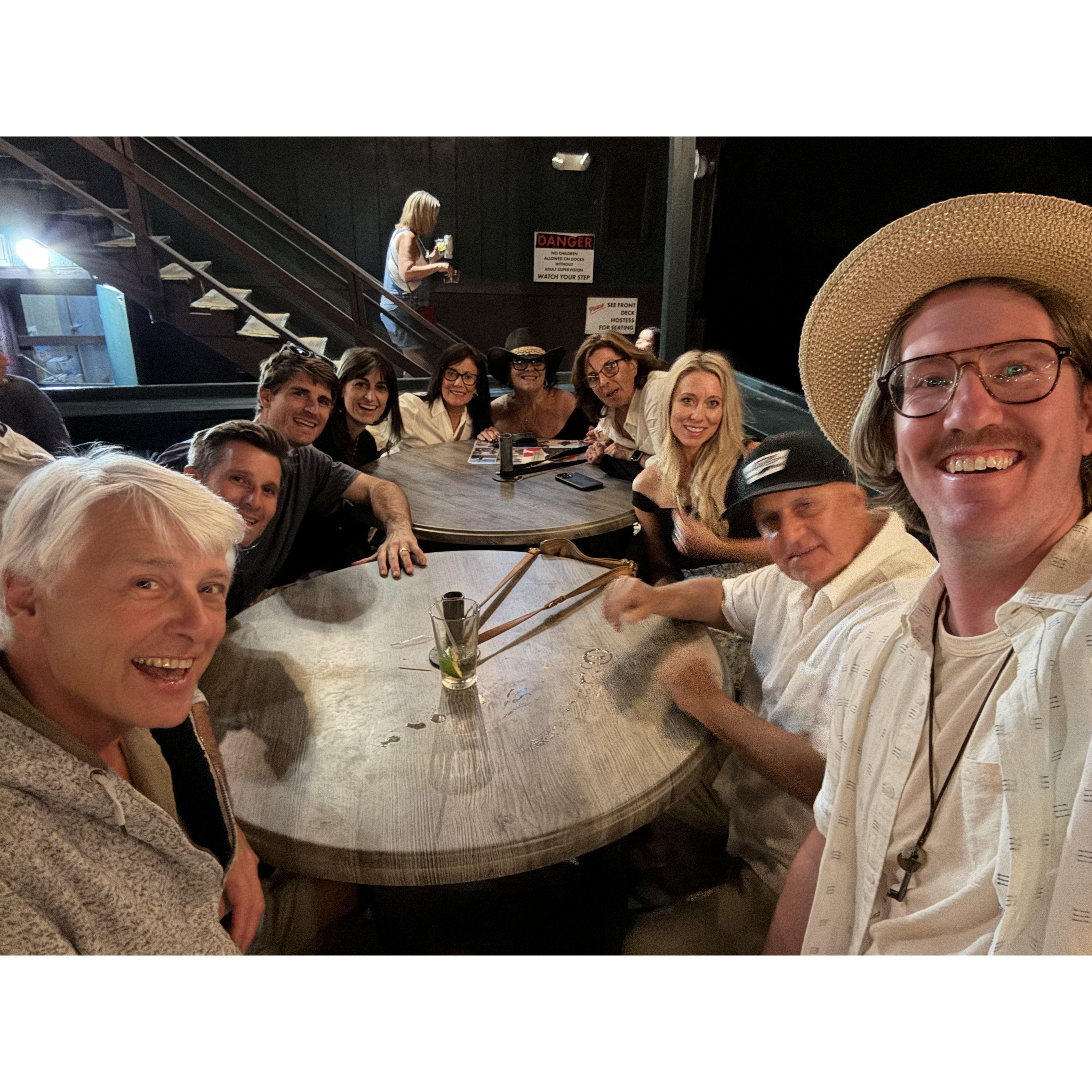 Sharing the Virgon Sturgeon with family.