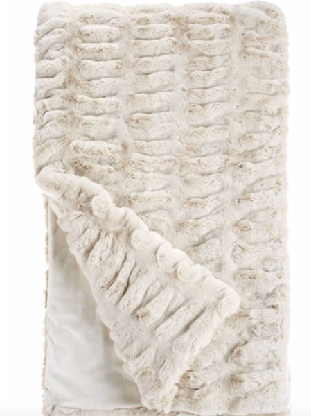 Ivory Mink Throw