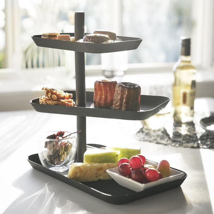 Yamazaki Home, Tower 3-Tier Serving Stand | Zola