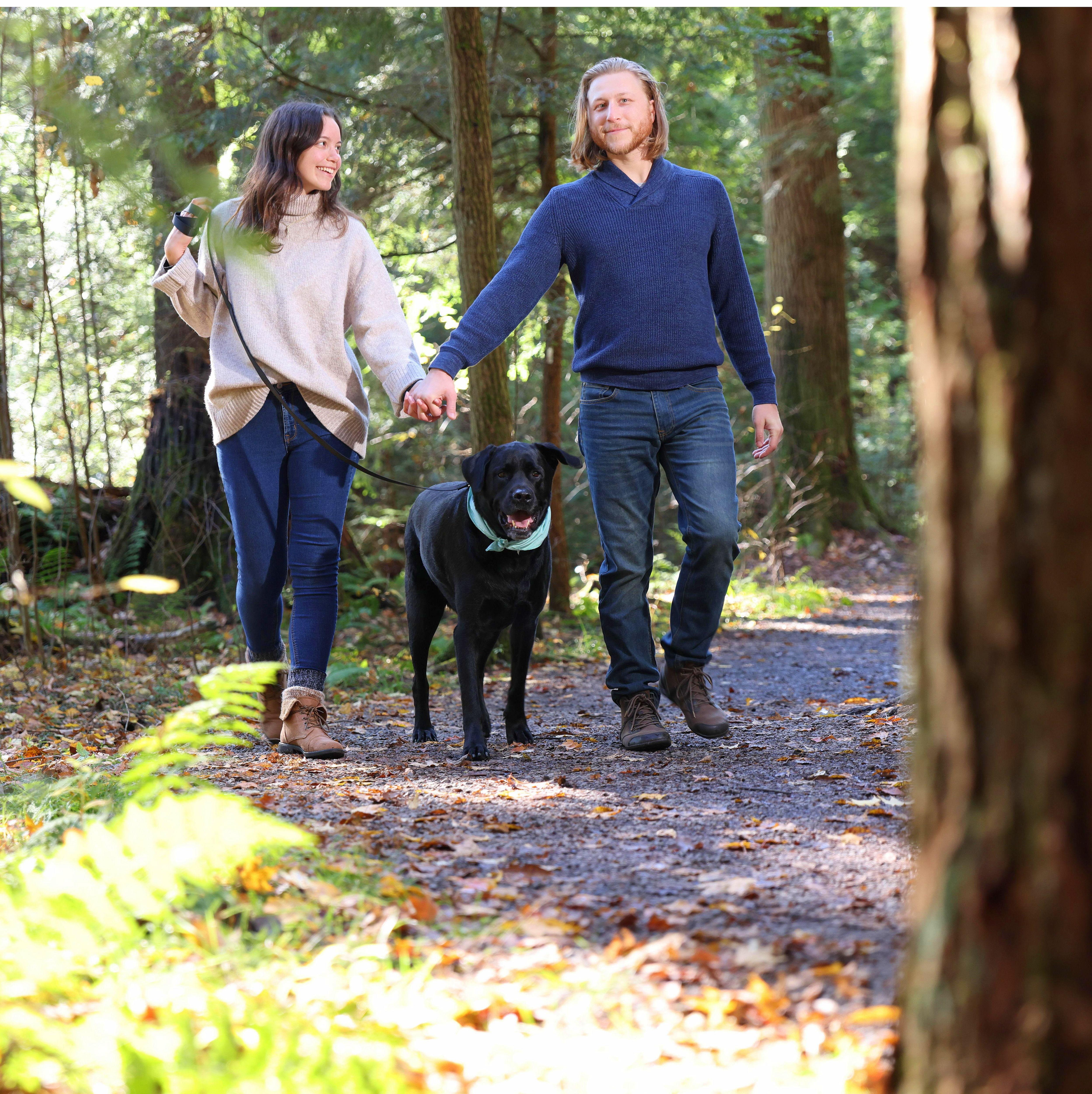 October 2023. Engagement Shoot at Swallow Falls State Park, Maryland.