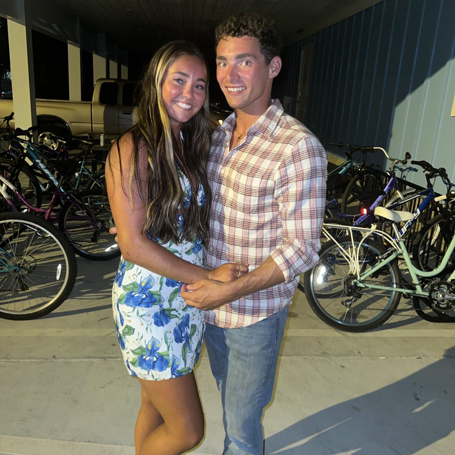 Iris and John-Winston’s first photo together! We met lifeguarding for North Myrtle Beach. This was right after our Lifeguard Banquet.