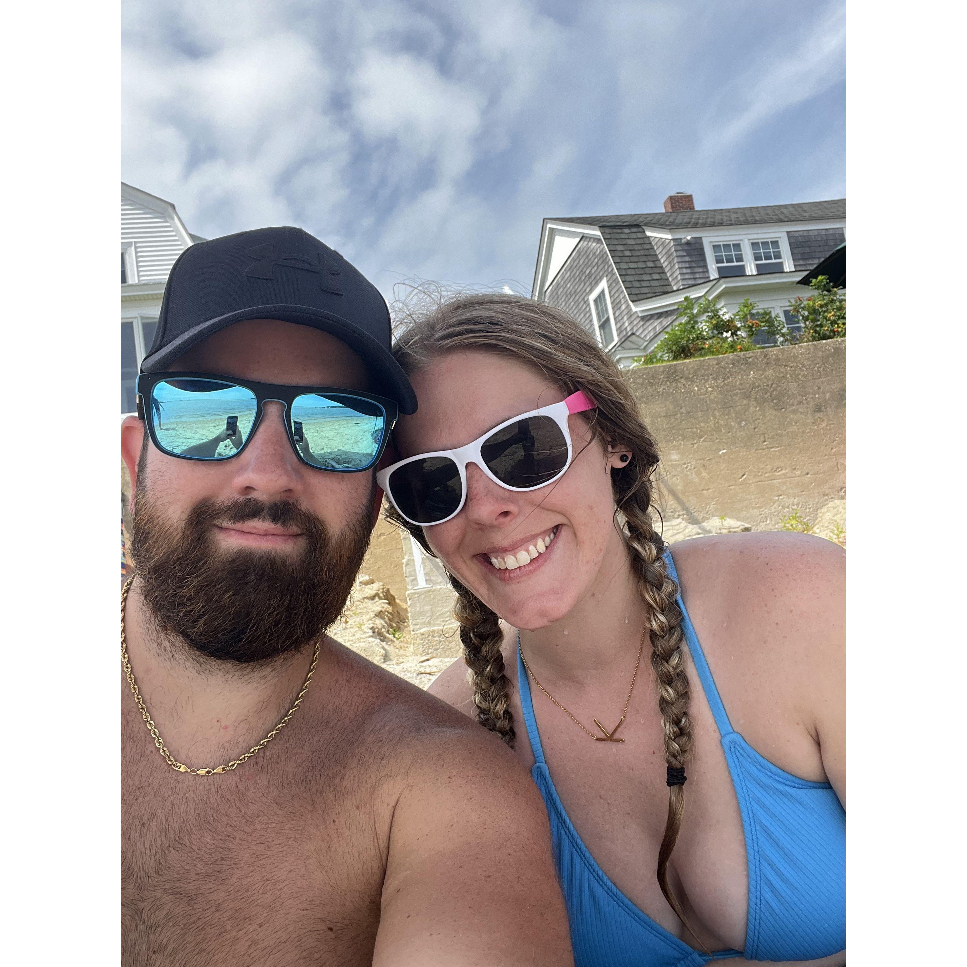 Our first summer in Connecticut together.
