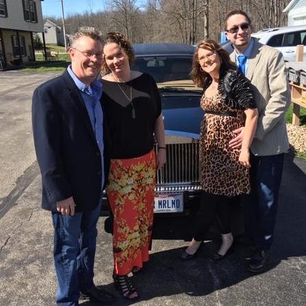 Greg surprised Stacey with a Rolls Royce limo to take them out on the town for her 40th Birthday