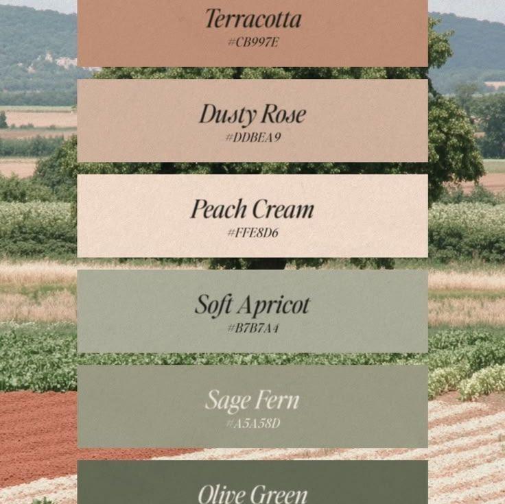 Wedding Color Palette