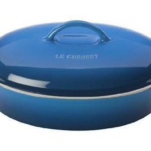 Le Creuset of America - Le Creuset Stoneware 4-Quart Covered Oval Casserole, Marseille