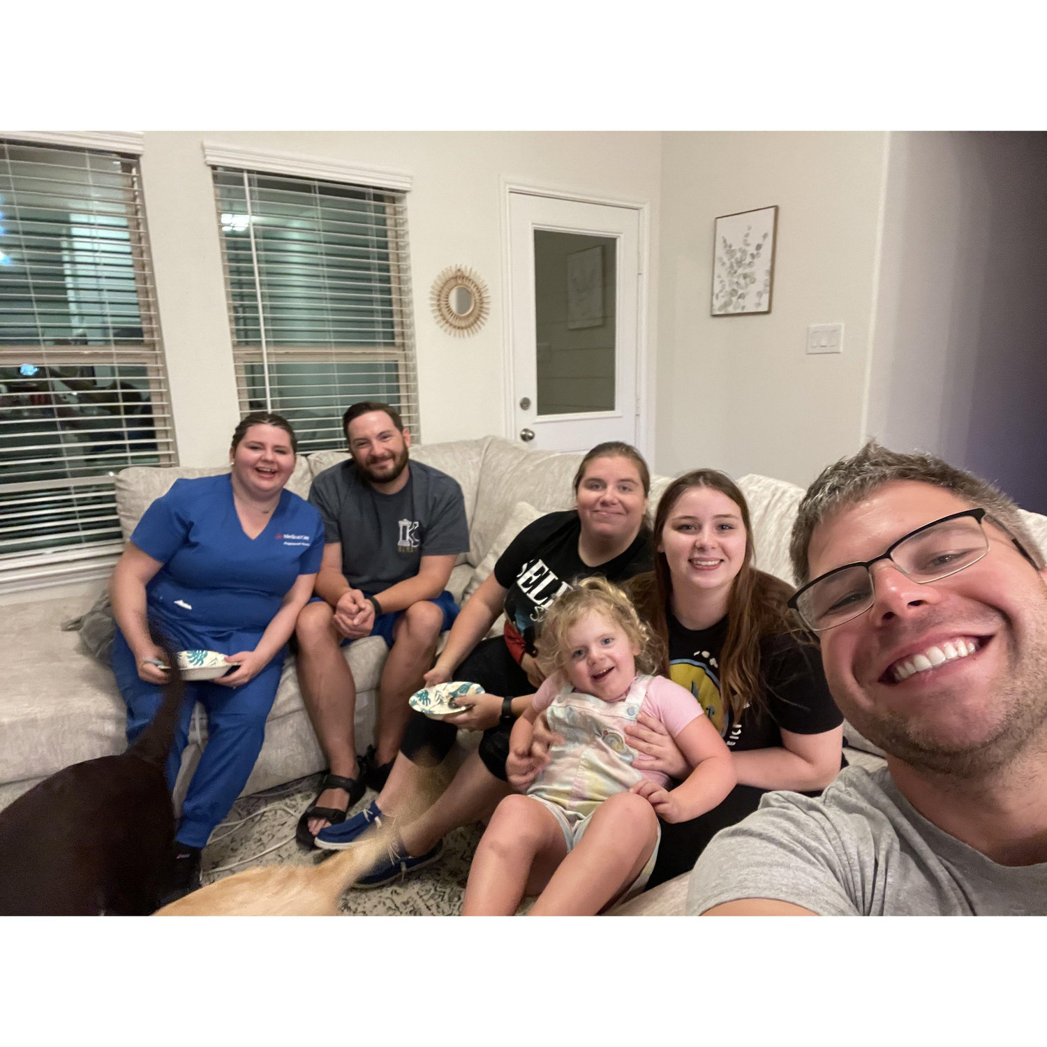 Mikey is back in TX, I'm finishing up my contract in Denver... I am thrilled to hear he's having dinner at our house with my family!!