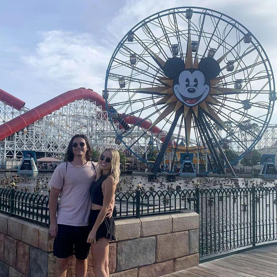 Our first time at Disneyland together!