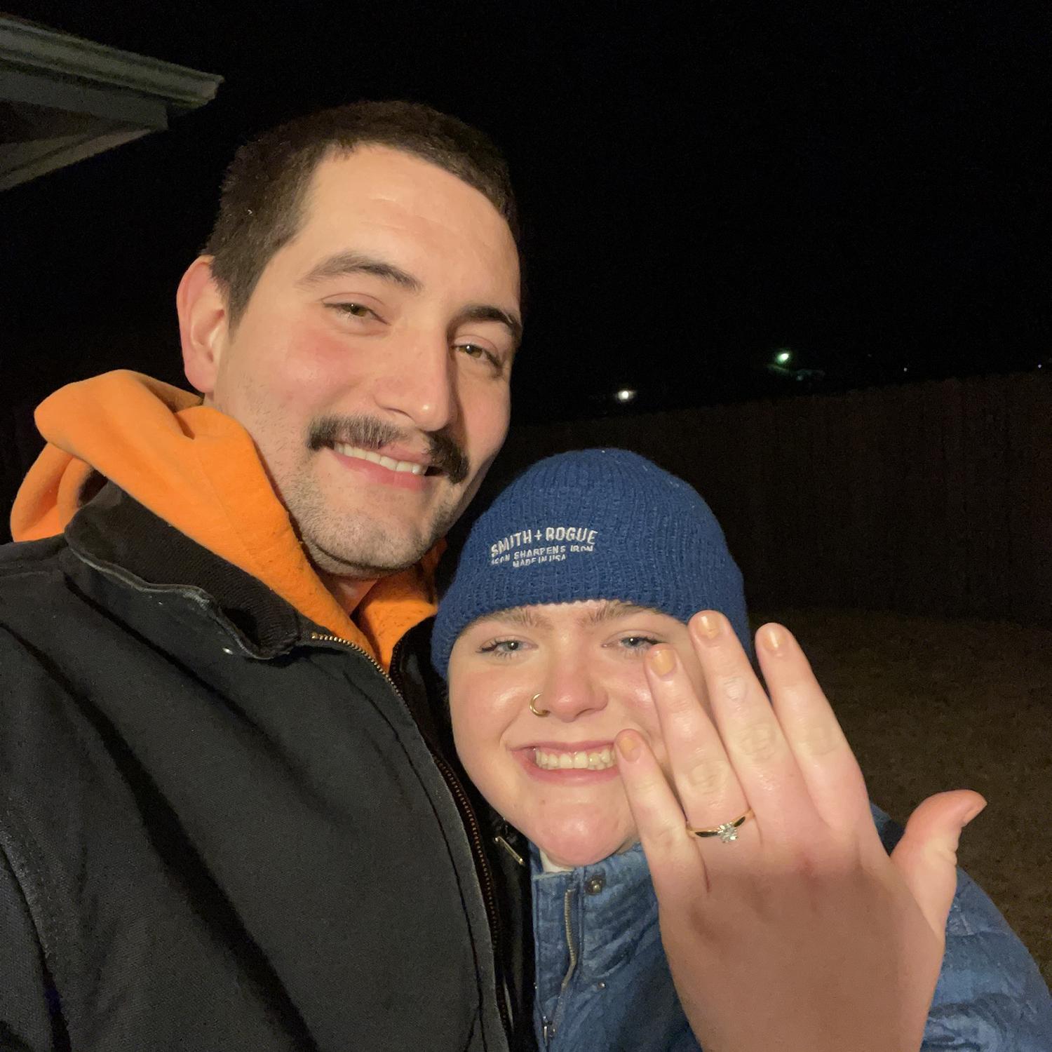 March 11, 2023- the night we got engaged!!