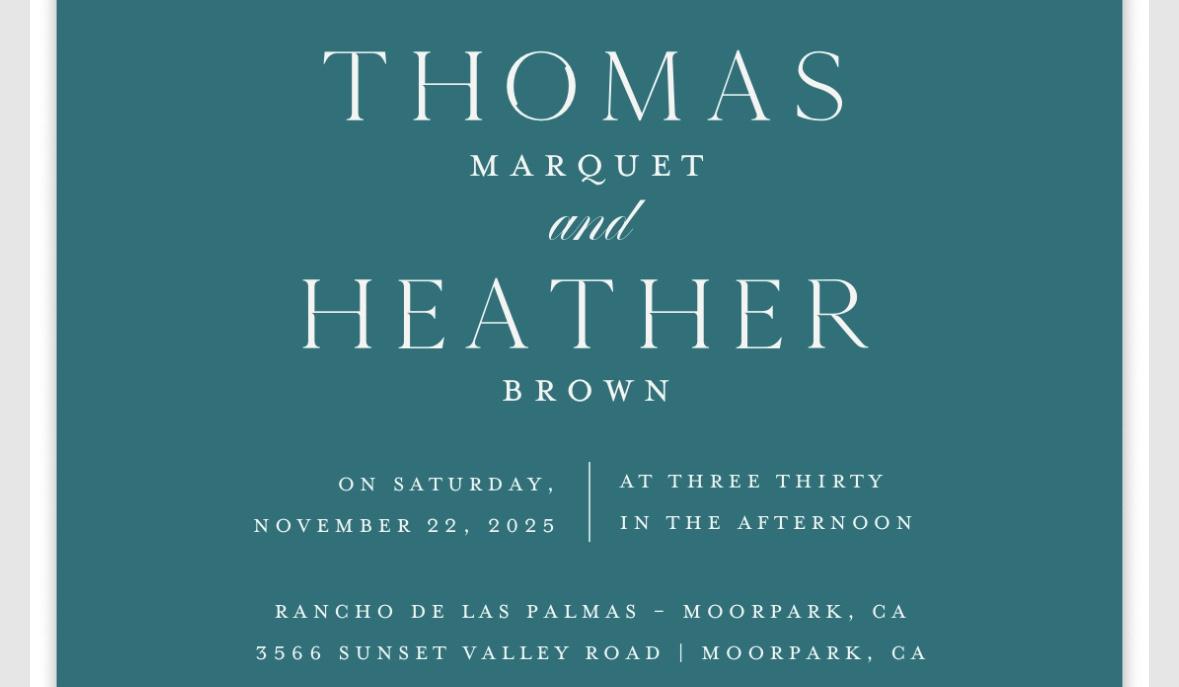 The Wedding Website of Thomas Marquet and Heather Brown