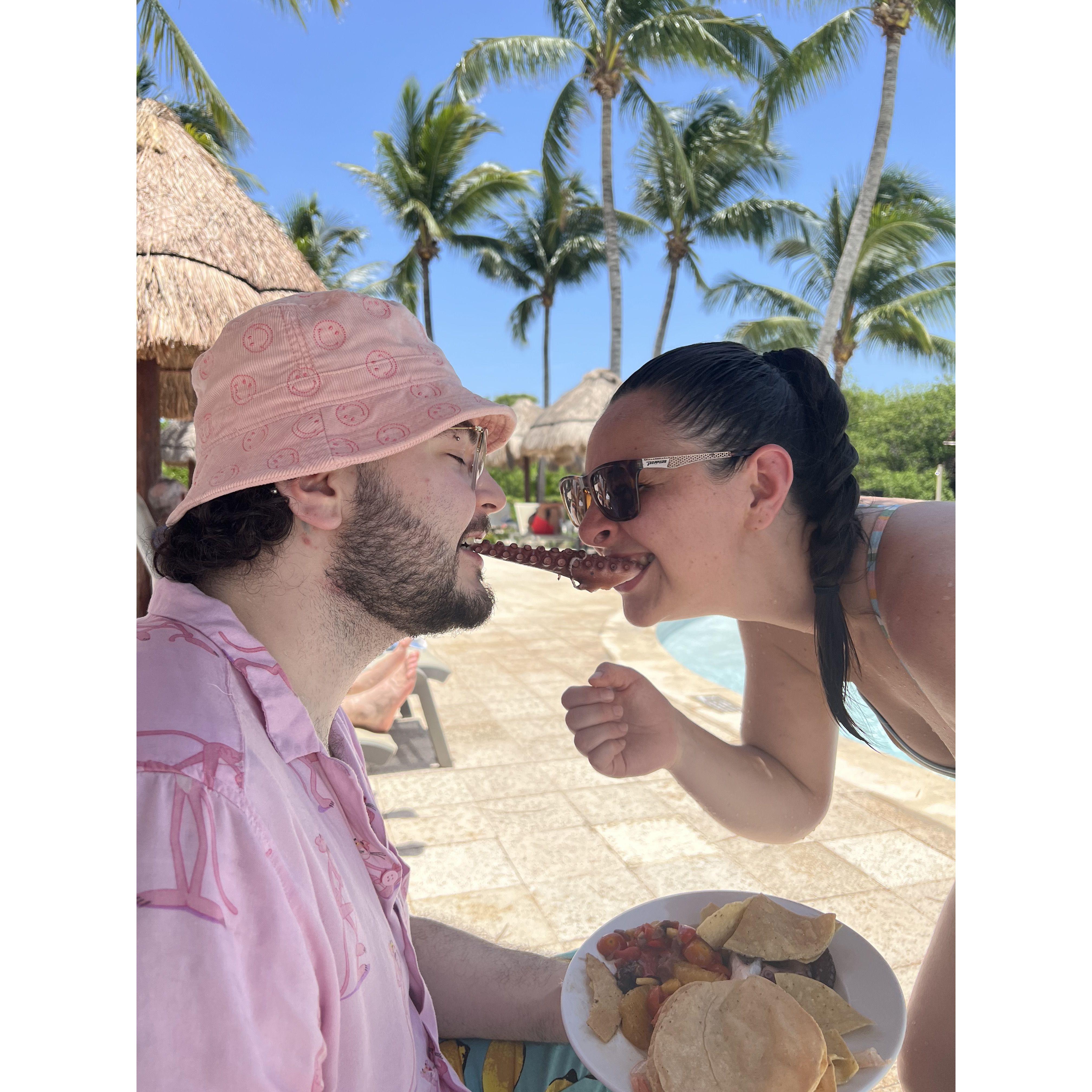 We love being goofy together