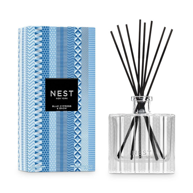 NEST New York Blue Cypress & Snow Reed Diffuser
