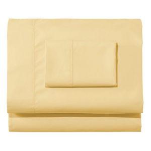 280-Thread-Count Pima Cotton Percale Sheet Set (QUEEN, sunlight)