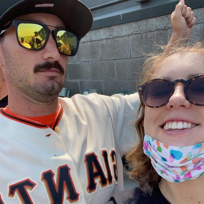 August 2021: Go Giants! We love attending sports games together.