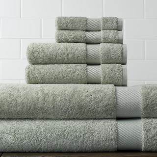 Plush 6-Piece Organic Bath Sheet Set